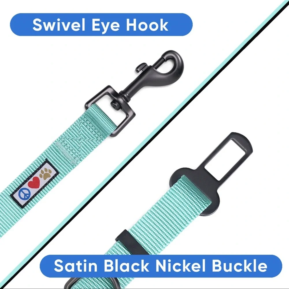 Gray-Blue Camo Pet Seatbelt